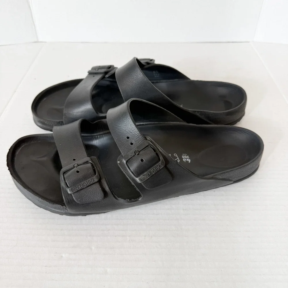 Birkenstock Arizona Essentials EVA Mens Black Waterproof Sandal Sz 46 EU 13 Wide